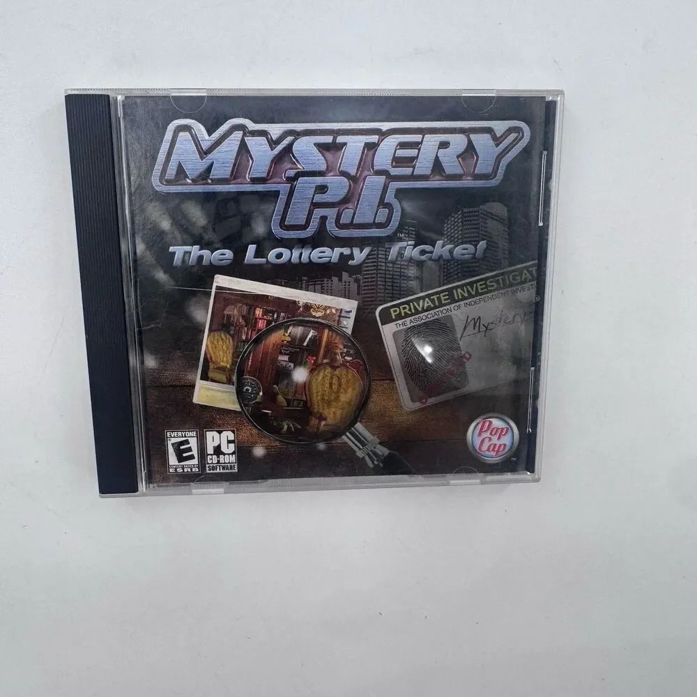 Mystery P.I. The Lottery Ticket - PC, 2007 - Pop Cap - Fast Shipping